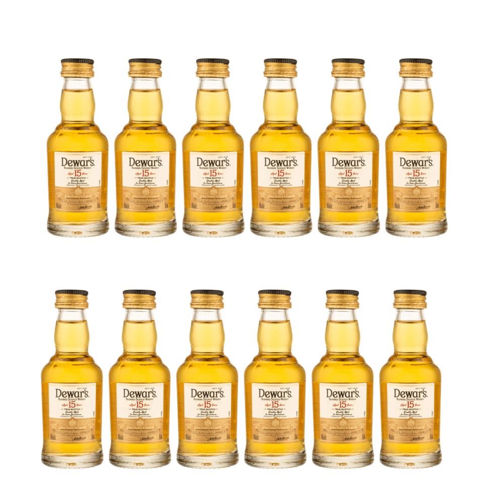 Dewar's 15 Year Blended Scotch Whisky 50mL 12-Pack Blended Scotch Whisky Dewar's 