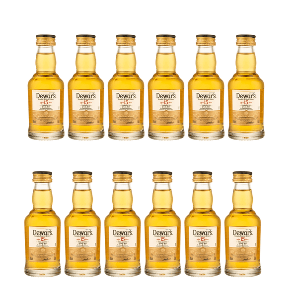 Dewar's 15 Year 50mL 12-Pack | Sip Whiskey
