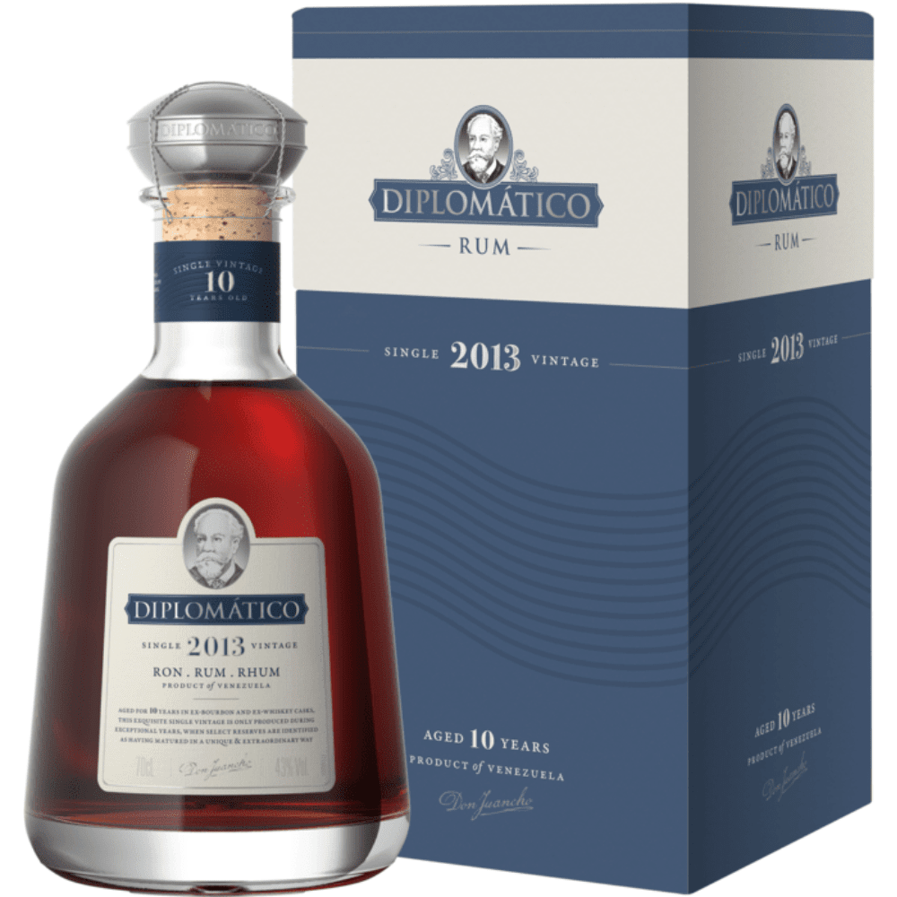 Diplomático 2013 Single Vintage Rum 10 Year Venezuelan Dark Rum Rum Diplomatico Rum 