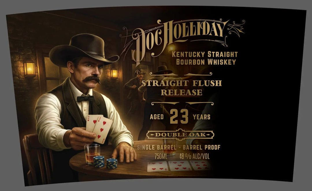 Doc Holliday 23 Year Kentucky Straight Bourbon Whiskey Buffalo Trace-Distilled Stocks
