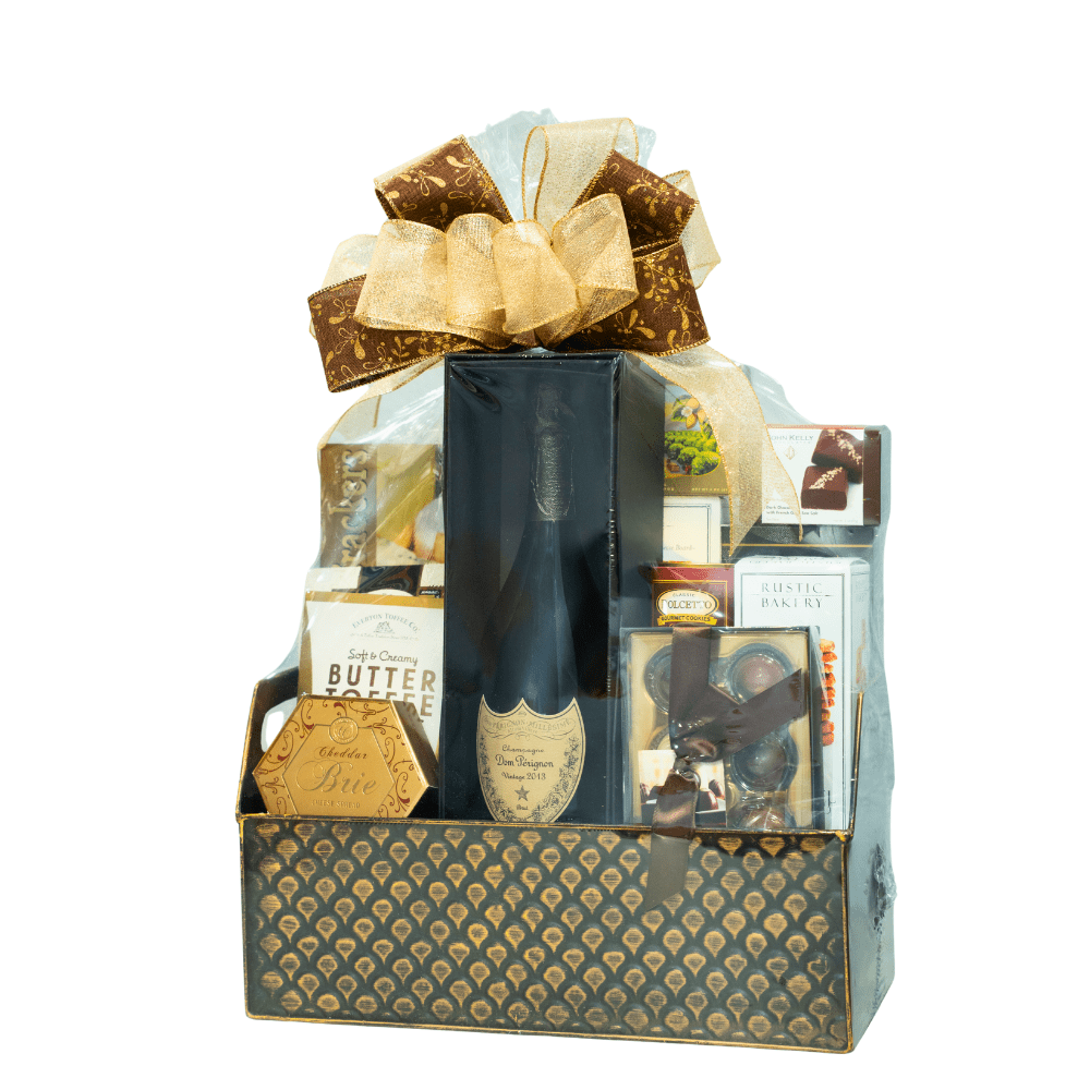 Dom Pérignon Brut Champagne Gift Basket Champagne Dom Pérignon 