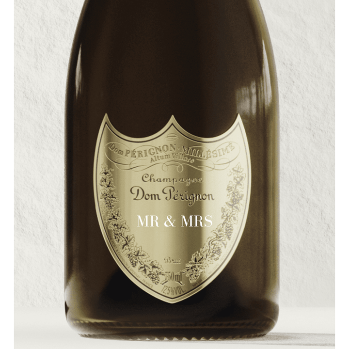 Dom Pérignon Brut Champagne "MR & MRS" Shield Champagne Dom Pérignon 