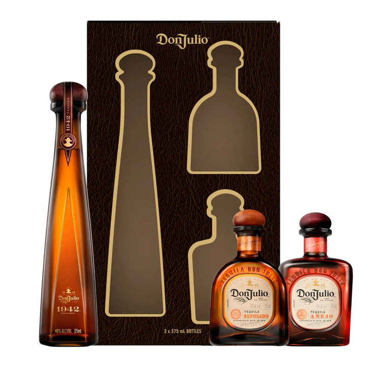Don Julio 1942, Reposado & Añejo Gift Pack 3x375ml Tequila Don Julio Tequila 
