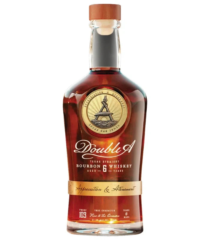 Double A Appreciation & Atonement Texas Straight Bourbon 750mL Bourbon Double A 