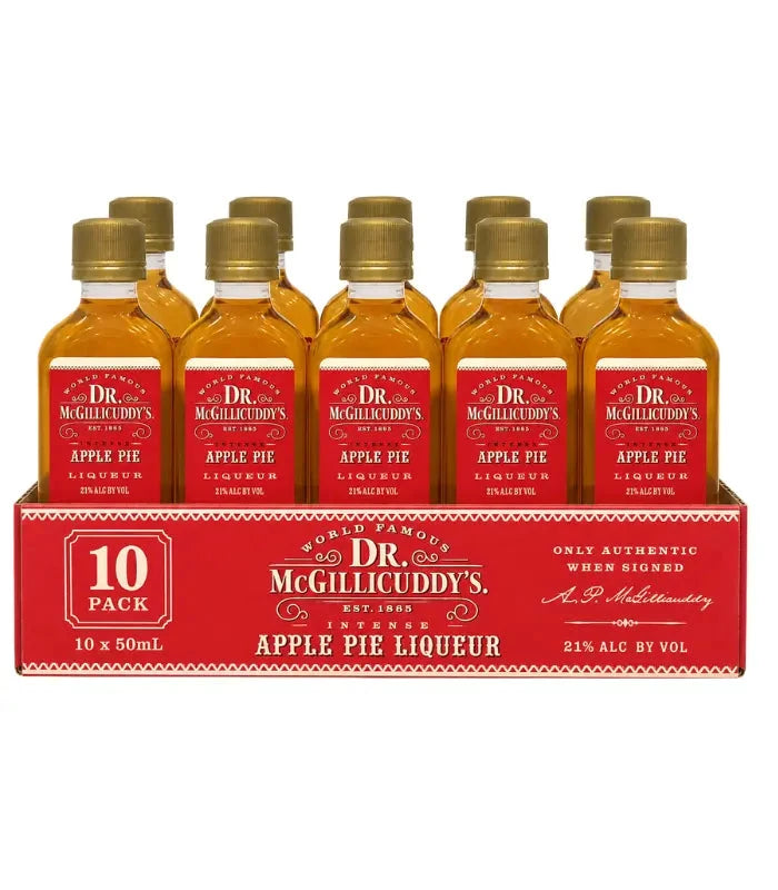 Dr. Mcgillicuddy's Apple Pie Liqueur Shooters (10 x 50mL) Liqueur Dr. McGillicuddy’s 