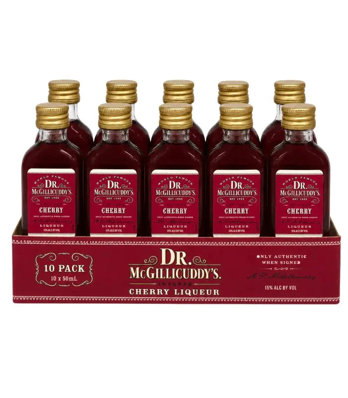 Dr. Mcgillicuddy's Cherry Liqueur Shooters (10 x 50mL) Liqueur Dr. McGillicuddy’s 