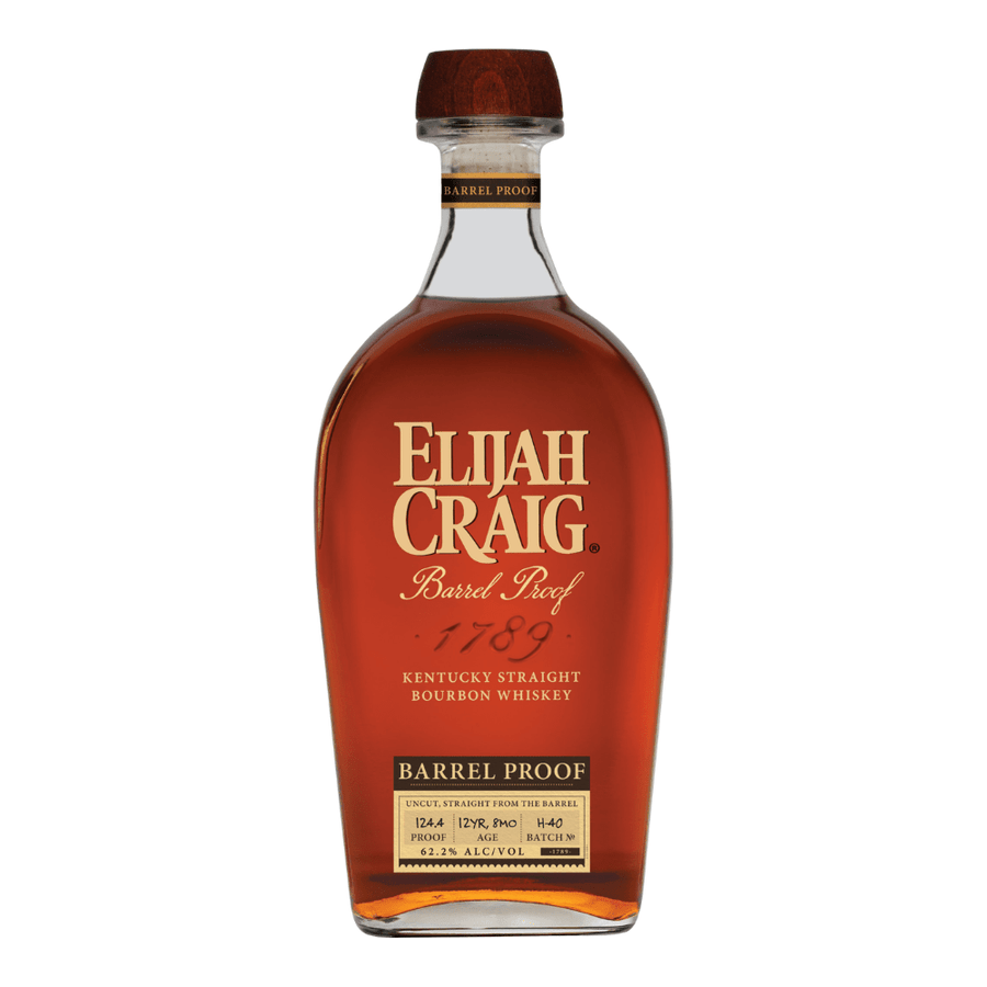Elijah Craig Barrel Proof Bourbon Batch H-40 124.4 Proof Bourbon Elijah Craig 