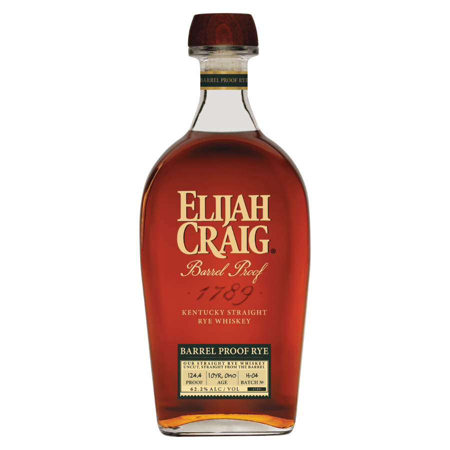 Elijah Craig Barrel Proof Rye Batch #H-04 124.4 Proof Rye Whiskey Elijah Craig 