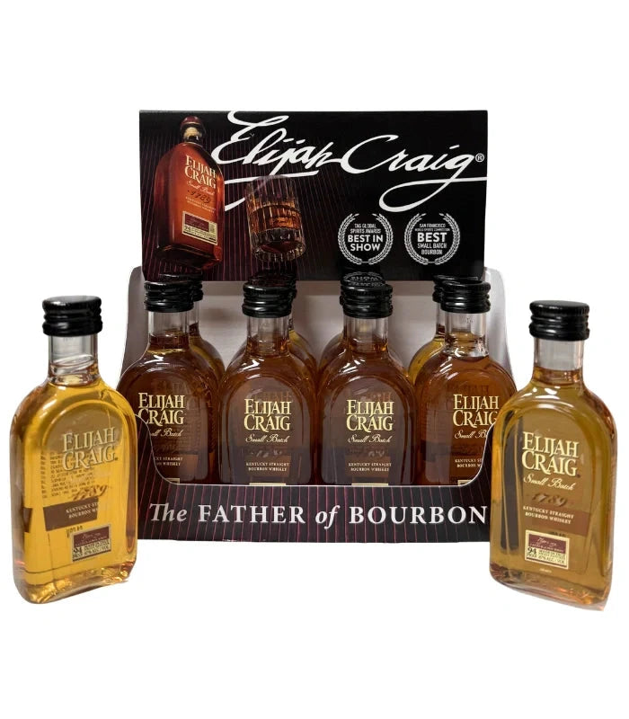 Elijah Craig Small Batch Bourbon Minis 12 Pack 50mL Bourbon Elijah Craig 