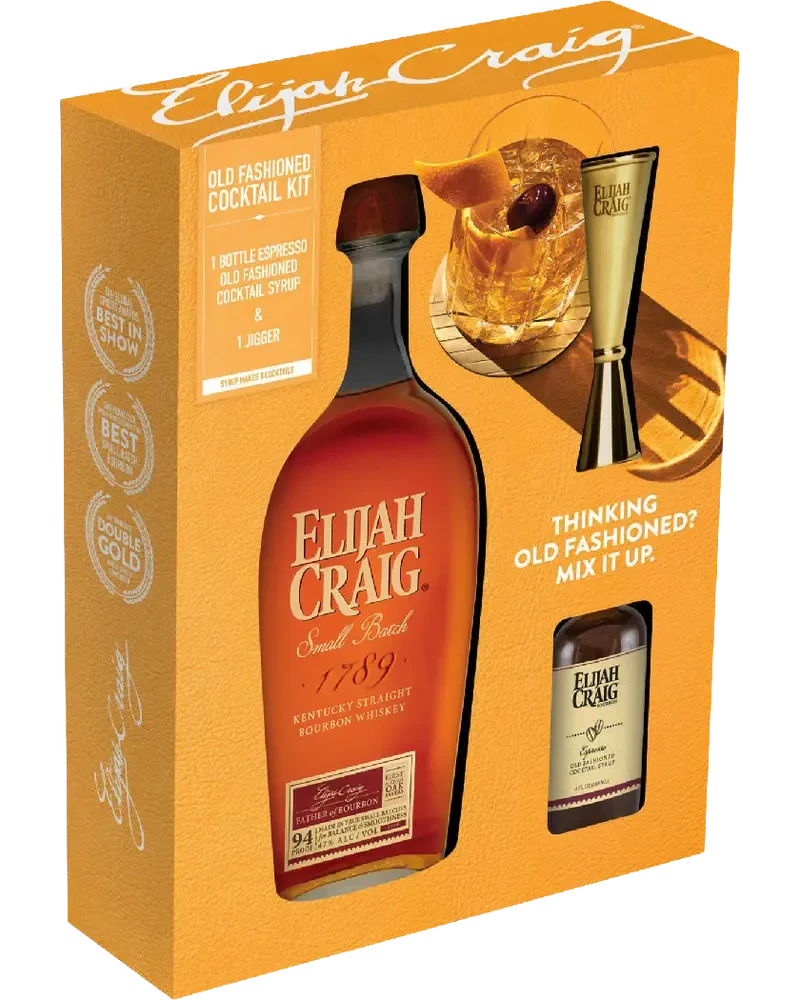 Elijah Craig Small Batch Bourbon Old Fashioned Cocktail Kit Bourbon Elijah Craig 