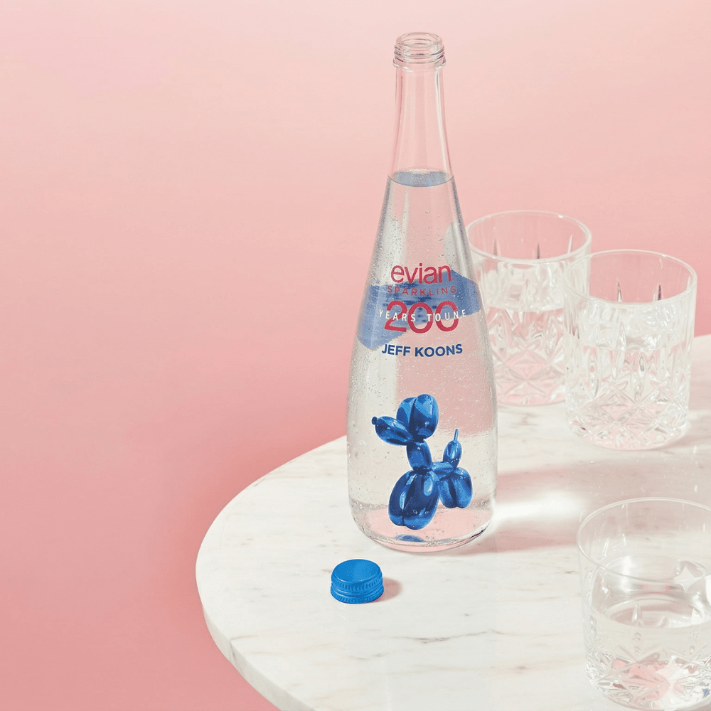 Evian X Jeff Koons Natural Sparkling Water 6PK Water Evian 