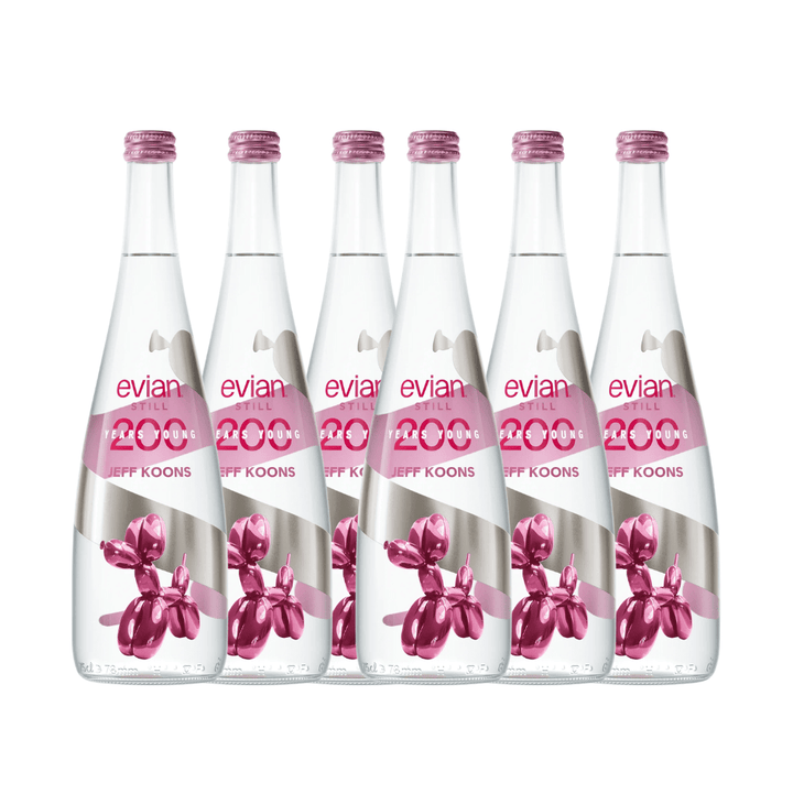 Evian X Jeff Koons Natural Spring Water 6PK Water Evian 