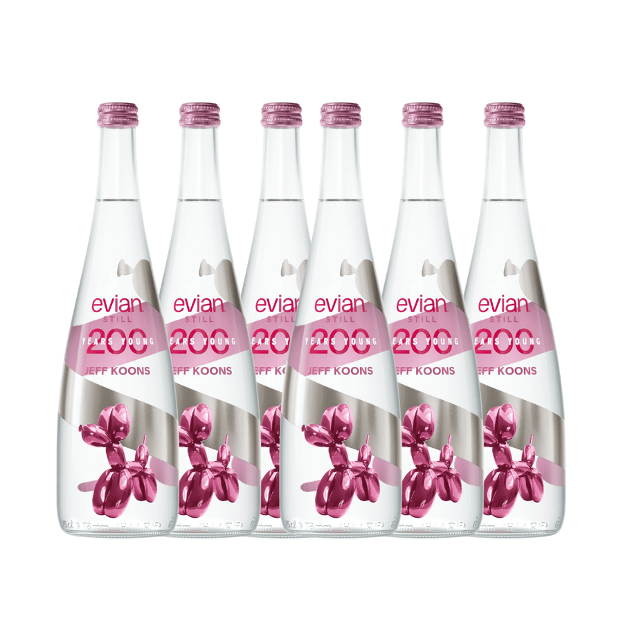 Evian X Jeff Koons Natural Spring Water 6PK Water Evian 