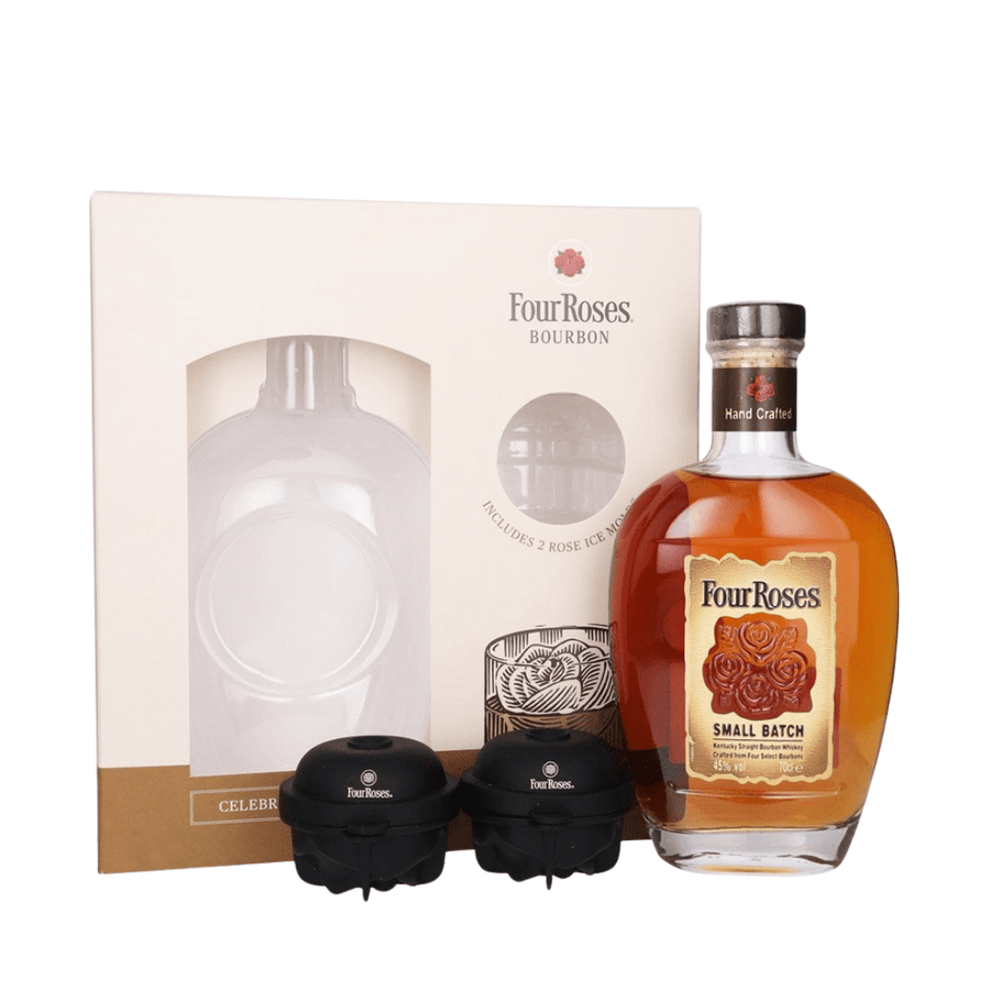 Four Roses Small Batch Gift Set With Ice Molds Bourbon Four Roses 