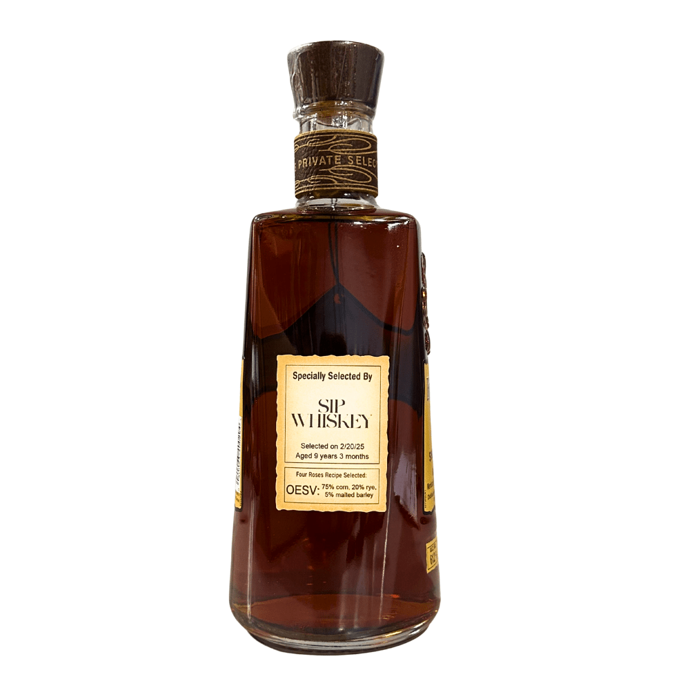 Four Roses OESV Sip Whiskey Private Selection Single Barrel 122.4 Proof Bourbon Four Roses 
