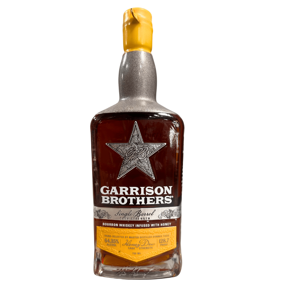 Garrison Brothers Honeydew Cask Strength Sip Whiskey Private Select 128.7 Proof Barrel HD105 Whiskey Garrison Brothers 