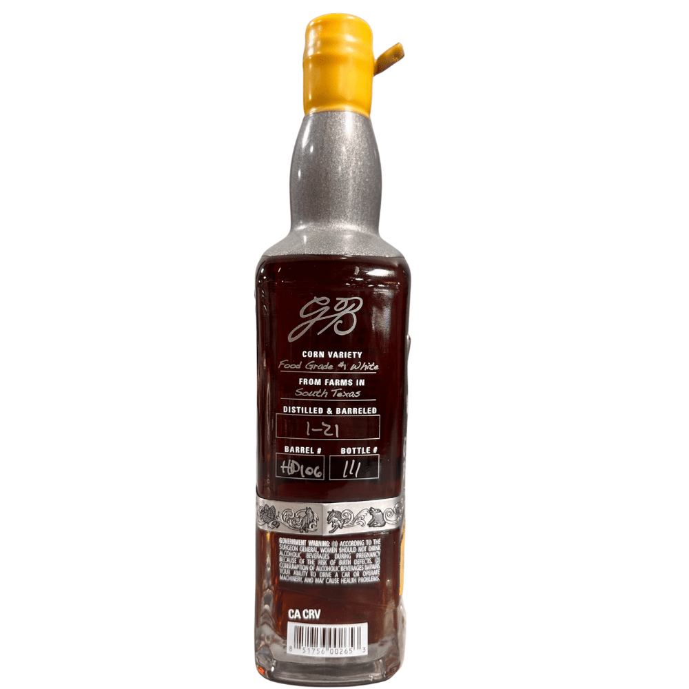 Garrison Brothers Honeydew Cask Strength Sip Whiskey Private Select 128.9 Proof Barrel HD106 Whiskey Garrison Brothers 