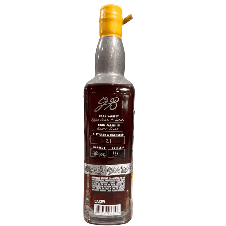 Garrison Brothers Honeydew Cask Strength Sip Whiskey Private Select 128.9 Proof Barrel HD106 Whiskey Garrison Brothers 