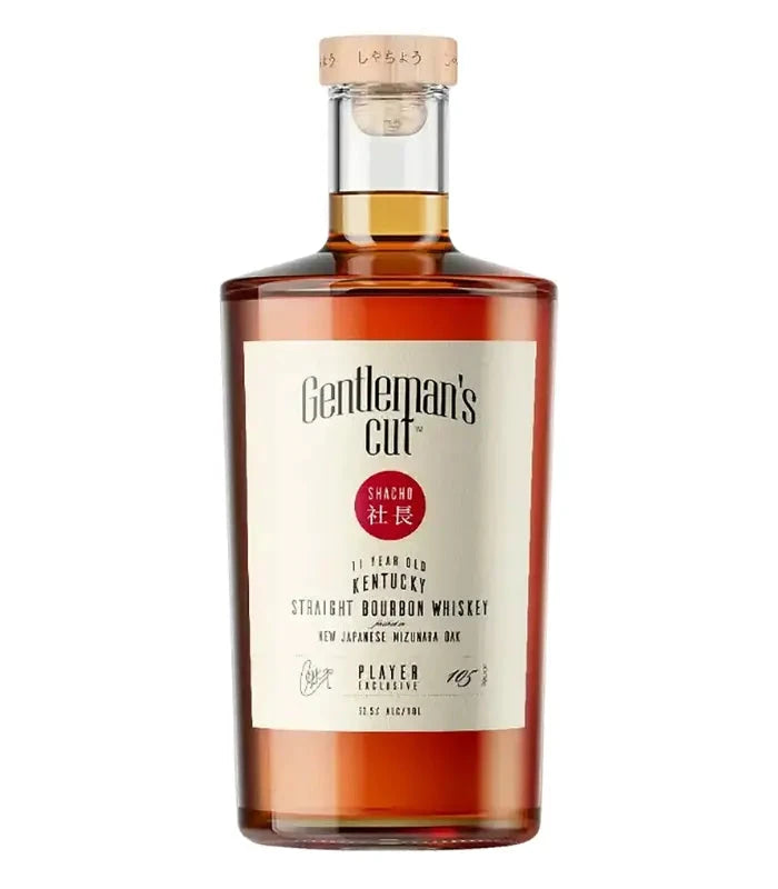 Gentleman's Cut Shacho Bourbon 11 Year Mizunara Oak Finished Bourbon Game Changer Distillery 