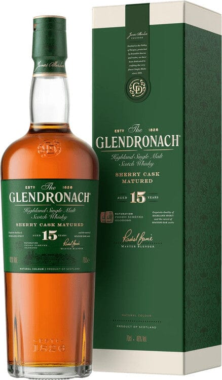 Glendronach 15 Year Old Scotch Glendronach 