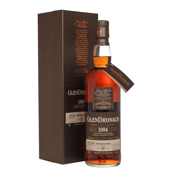 Glendronach 27 Year Old 1994 Cask #7466 Single Malt Scotch Whisky 700ml Scotch Glendronach 