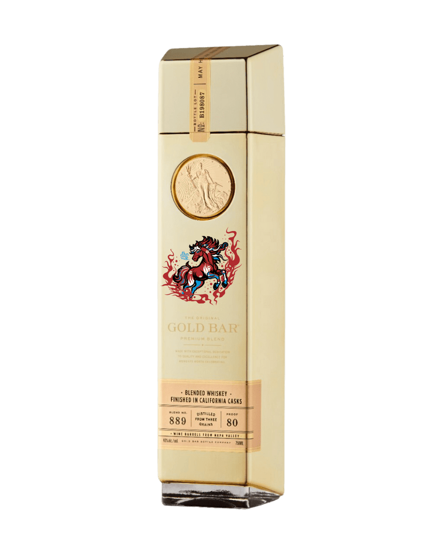 Gold Bar Whiskey Year of the Horse 2026 Blended Whiskey Gold Bar 