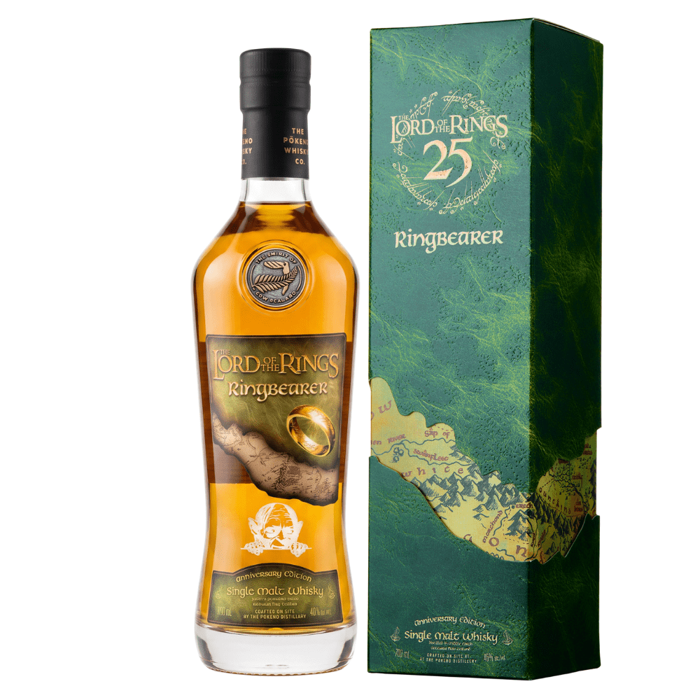 Pōkeno The Lord of the Rings 25th Anniversary Ringbearer "Gollum" Engraving Edition Single Malt Whisky