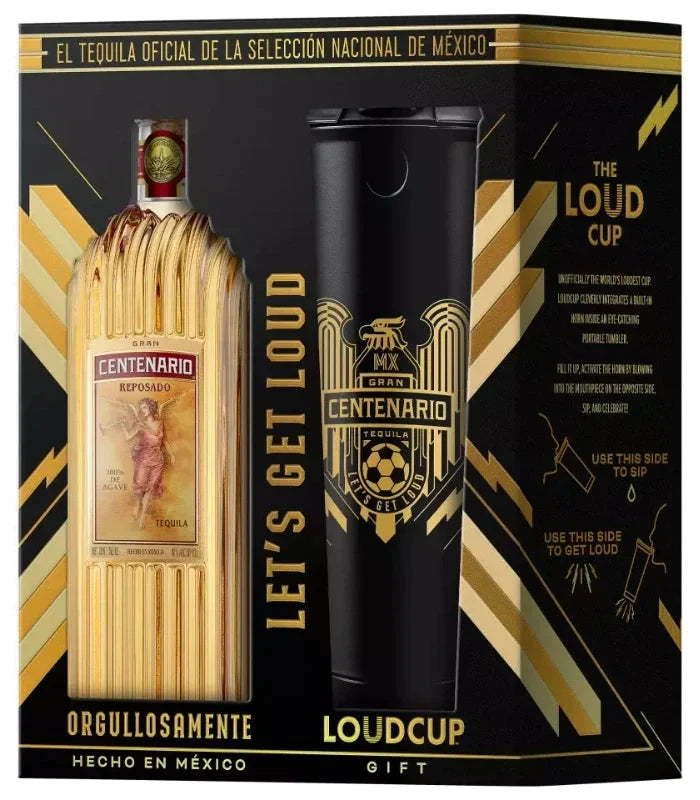 Gran Centenario Reposado Tequila Loud Cup Gift Set Reposado Gran Centenario 