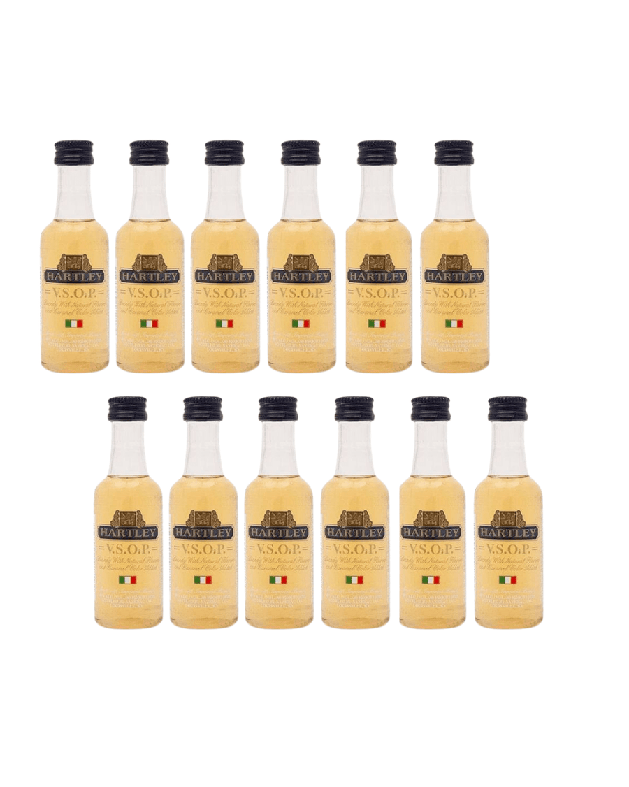 Hartley V.S.O.P. Imported Brandy 50mL 12-Pack Brandy Hartley 