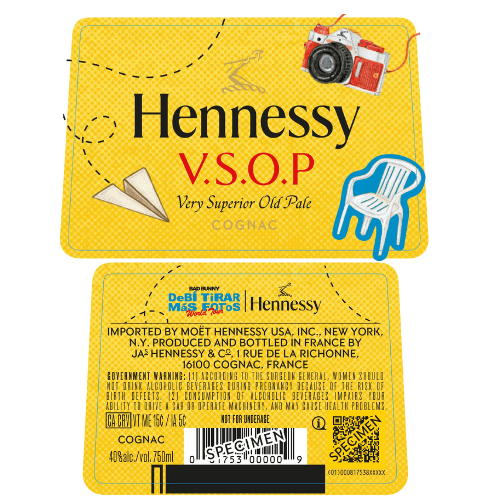 Hennessy V.S.O.P x Bad Bunny Limited Edition Cognac Hennessy 