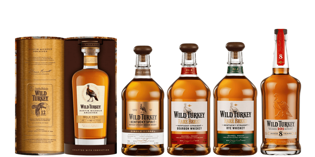 Wild Turkey Austin Nichols Archives Gold Foil Edition Bundle Bourbon Whiskey Bundle Wild Turkey 