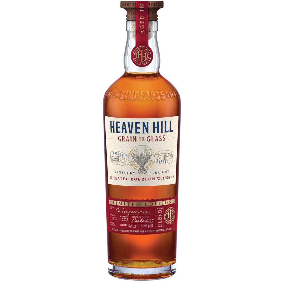 Heaven Hill Grain to Glass Specialty Barrel Series Wheated Bourbon Aged In Chinquapin Oak Bourbon Whiskey Heaven Hill Distillery 