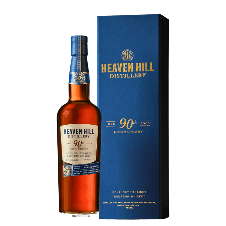 Heaven Hill 90th Anniversary 9-Year-Old Kentucky Straight Bourbon Whiskey Rye Whiskey Heaven Hill Distillery 
