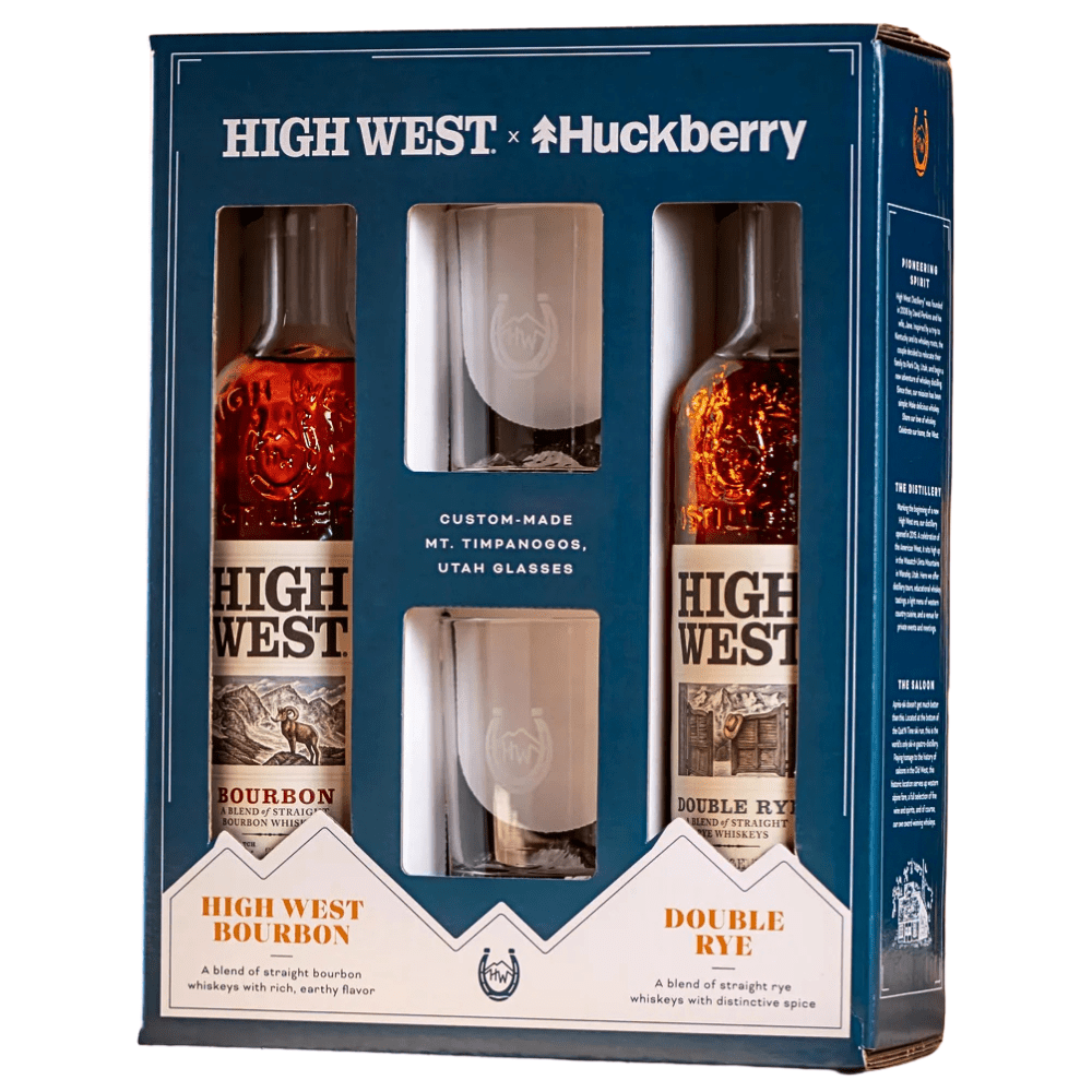 High West x Huckberry Whiskey Glasses Gift Set Whiskey High West Whiskey 