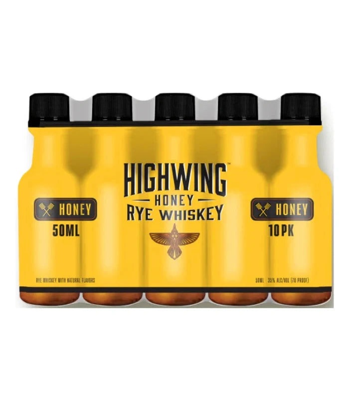 Highwing Honey Rye Whiskey Minis (10 x 50mL) American Whiskey Highwing 