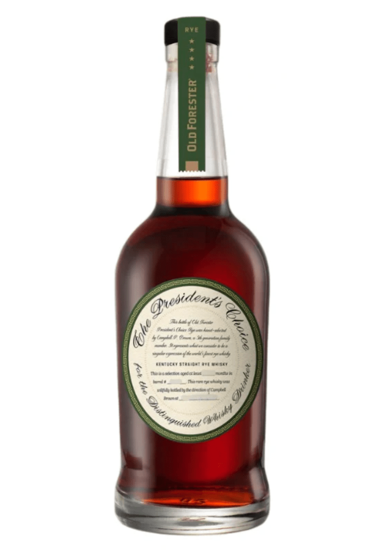 Old Forester The President's Choice Straight Rye Whiskey 2026 Release Bourbon Old Forester 