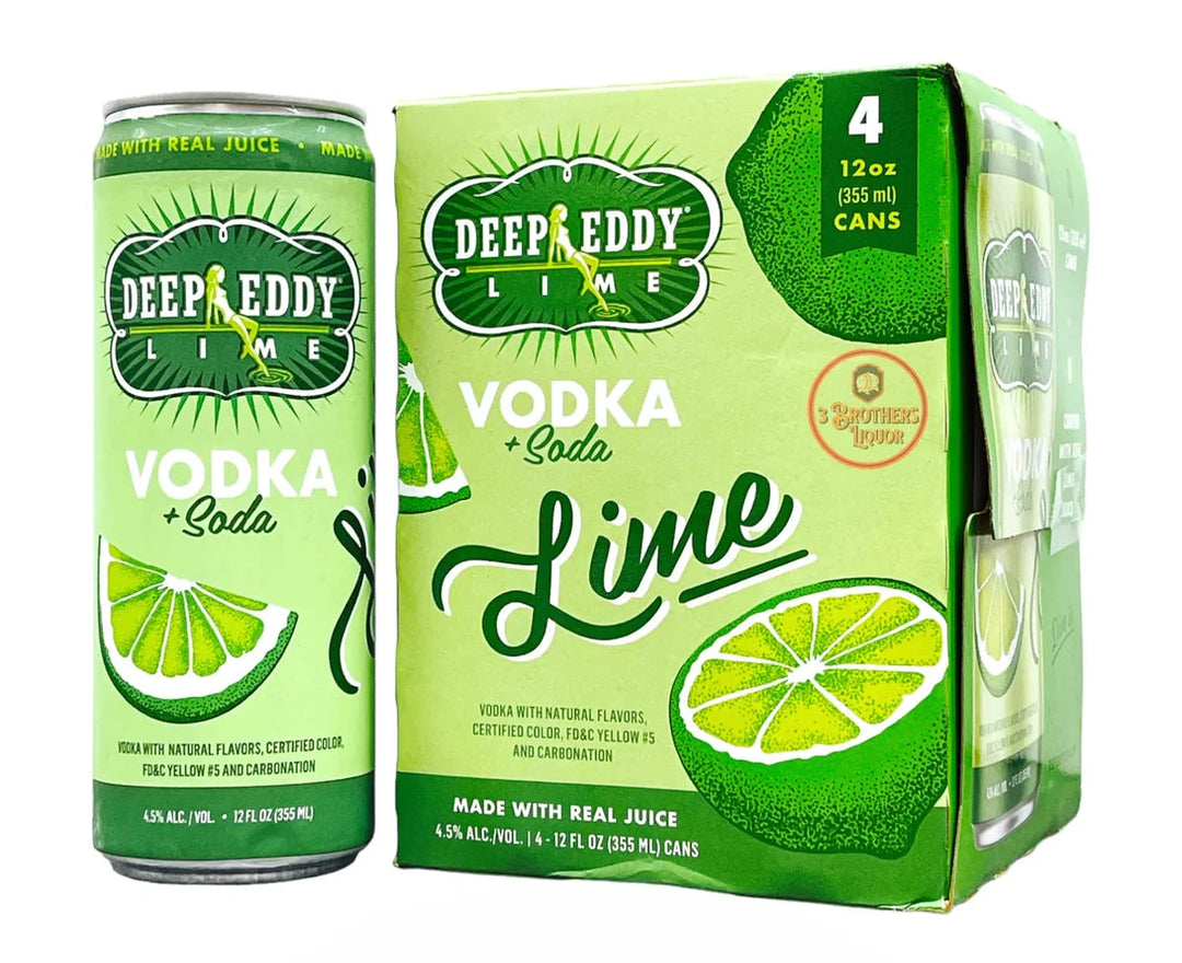 Deep Eddy Vodka Seltzer Lime 4pk Hard Seltzer Deep Eddy Vodka 