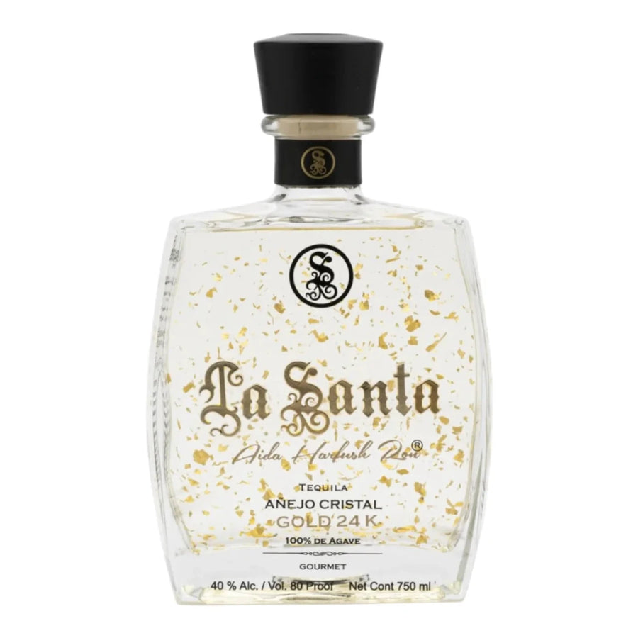 Tequila La Santa Añejo Cristalino Gold 24K Tequila La Santa Tequila 