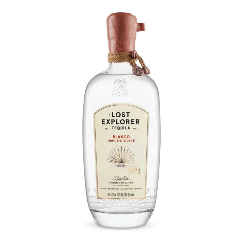 The Lost Explorer Blanco Tequila 100% Agave Premium Spirit Tequila The Lost Explorer 
