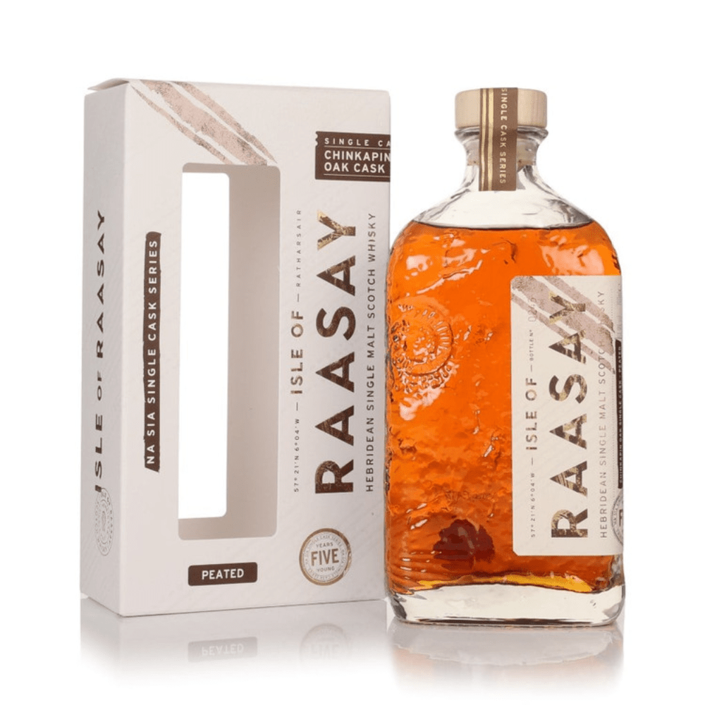 Isle of Raasay 5 Year Old Na Sia Single Cask Series Peated Chinkapin Oak Scotch Whisky Isle of Raasay Distillery 