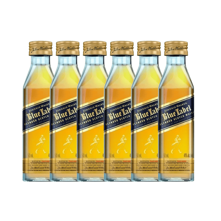 Johnnie Walker Blue Label 50ml 6PK Scotch Johnnie Walker 