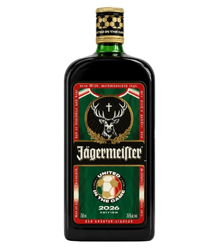 Jagermeister Liqueur Mexico "United in the Game" 2026 Edition 750mL Liqueur Jagermeister 