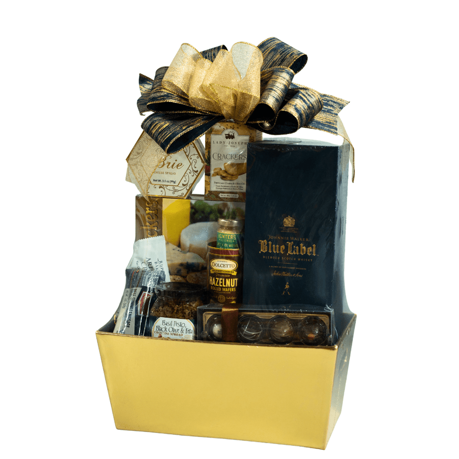 Johnnie Walker Blue Label Gift Basket Scotch Johnnie Walker 