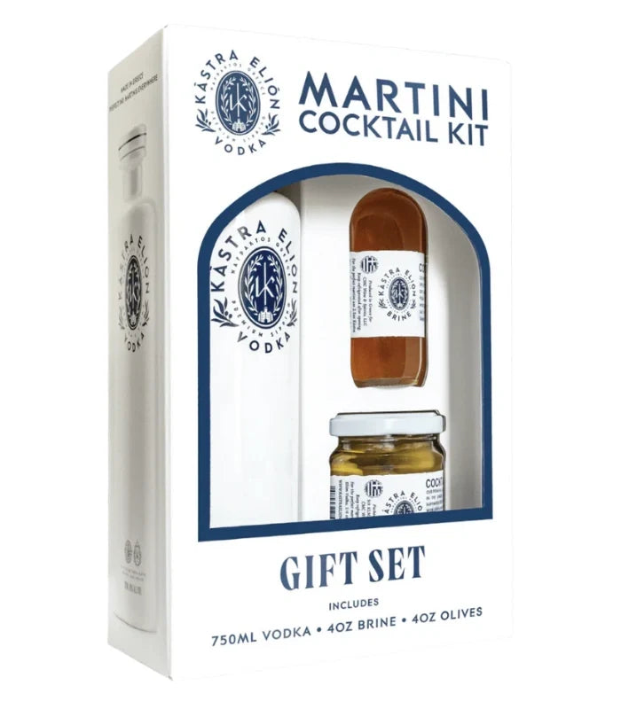 Kastra Elion Greek Vodka Martini Cocktail Gift Set