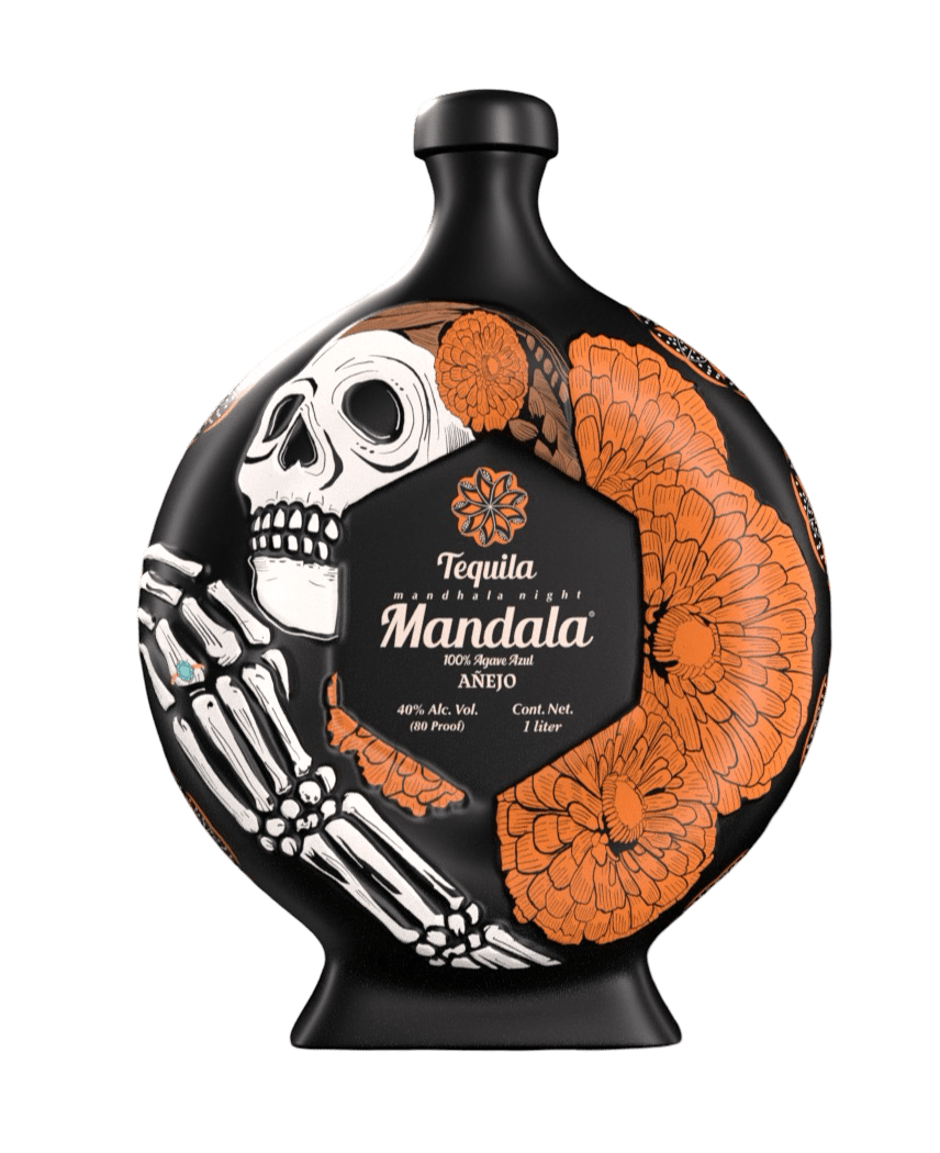 Mandala Tequila Anejo Dia De Los Muertos "La Catrina" 2025 Edition 1L Tequila Tequila Mandala 