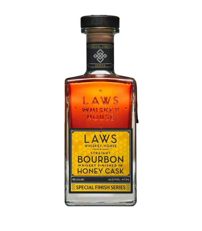Laws Whiskey House Honey Cask Finish Bourbon 750mL Bourbon Laws Whiskey House 