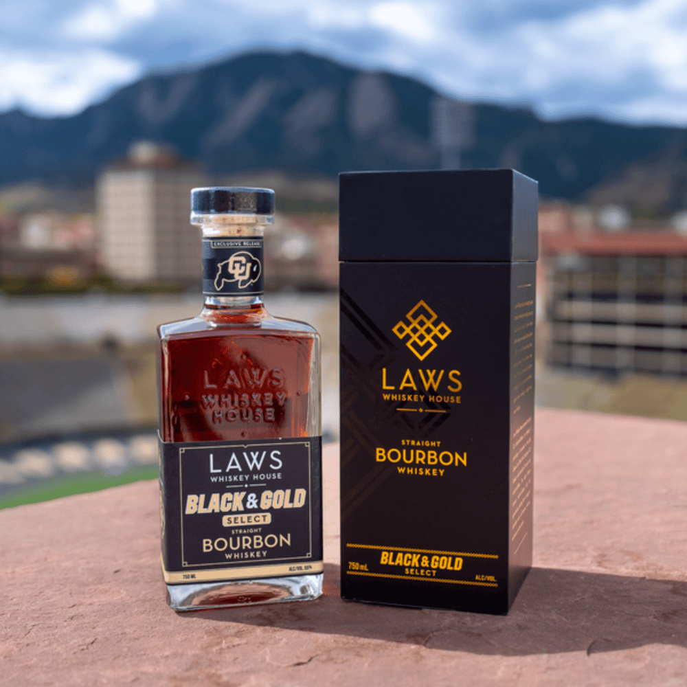 Laws Whiskey House Four Grain Black & Gold Select Straight Bourbon Whiskey Whiskey Laws Whiskey House 
