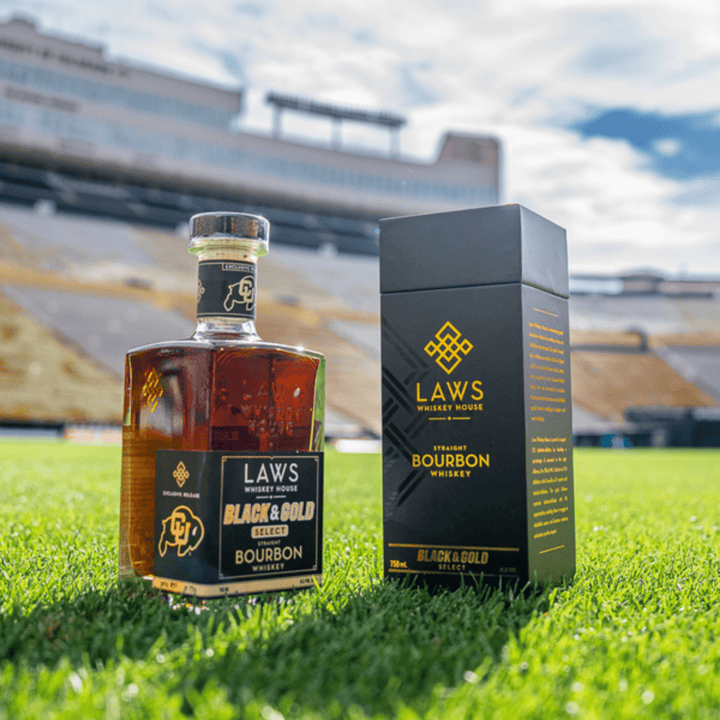 Laws Whiskey House Four Grain Black & Gold Select Straight Bourbon Whiskey Whiskey Laws Whiskey House 
