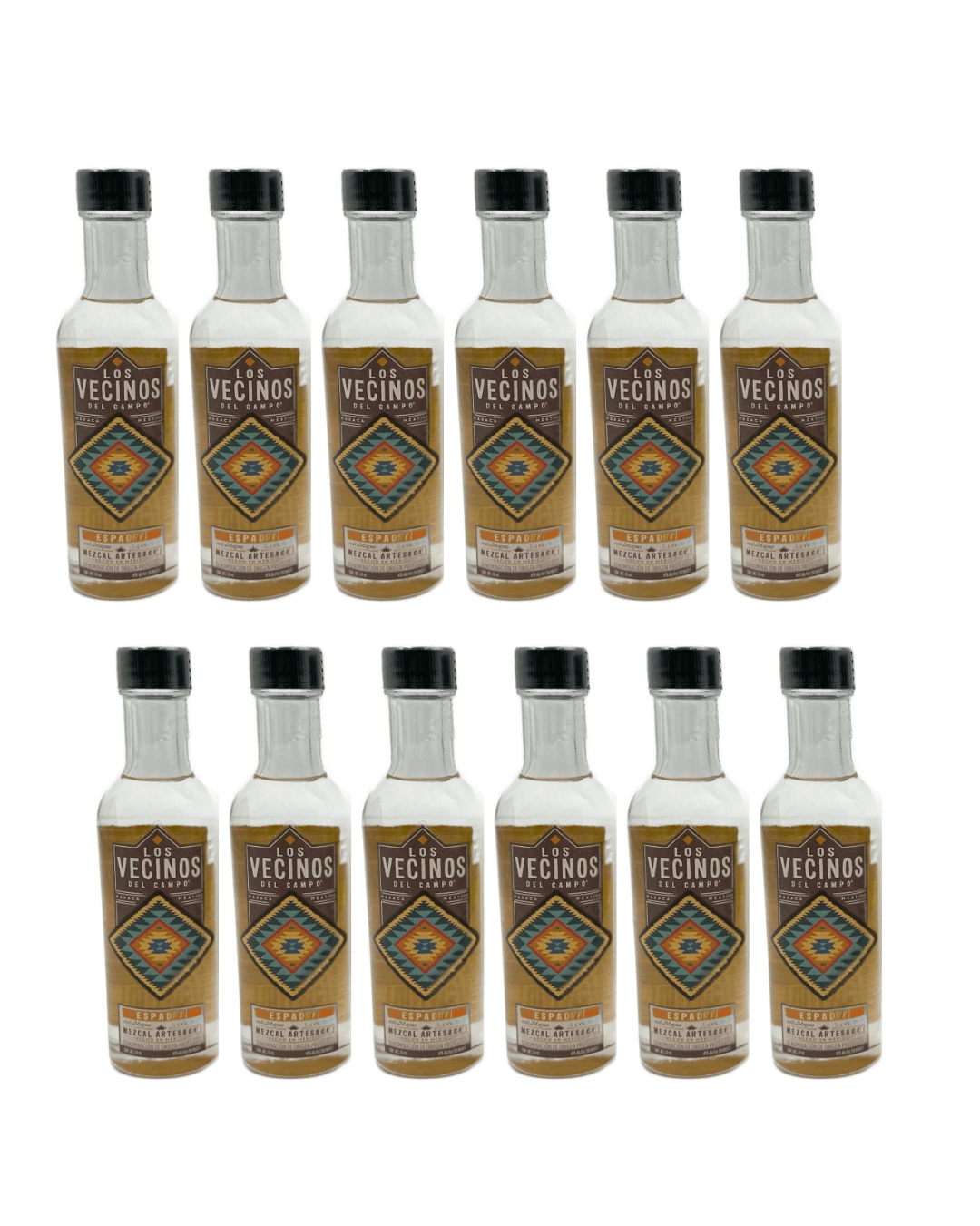 Los Vecinos Espadin Mezcal 50mL 12-Pack Mezcal Los Vecinos 