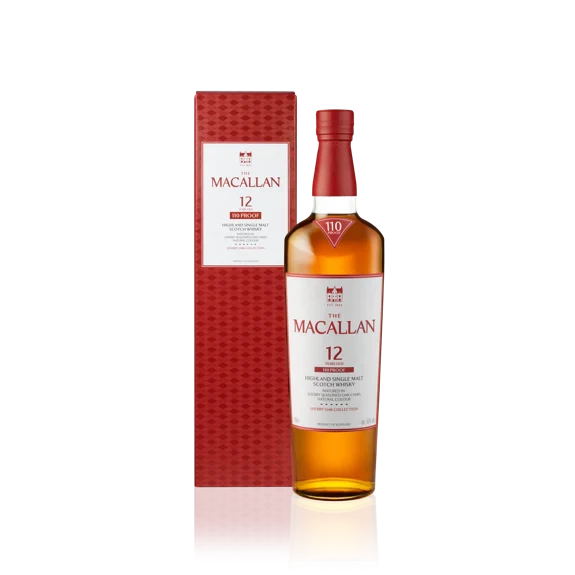 The Macallan 12 Year Sherry Oak Cask 110 Proof Scotch The Macallan 